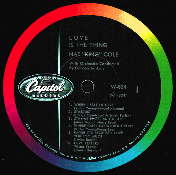 Nat King Cole : Love Is The Thing (LP, Album, Mono, RE)