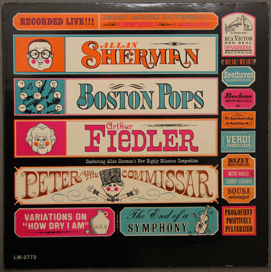 Allan Sherman, Arthur Fiedler Conducting The Boston Pops Orchestra : Peter And The Commissar (LP, Mono, Roc)