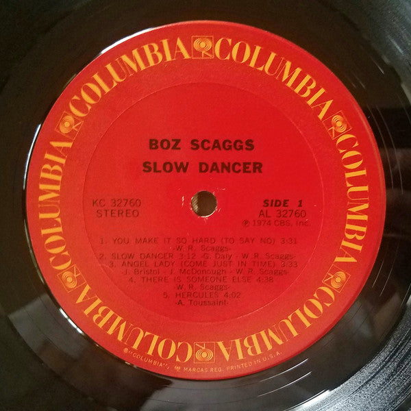 Boz Scaggs : Slow Dancer (LP, Album, RE, Pit)