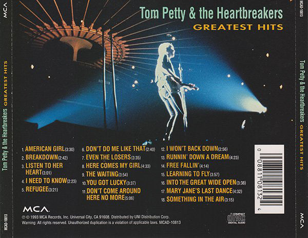 Tom Petty & The Heartbreakers* : Greatest Hits (CD, Comp, RM, JVC)