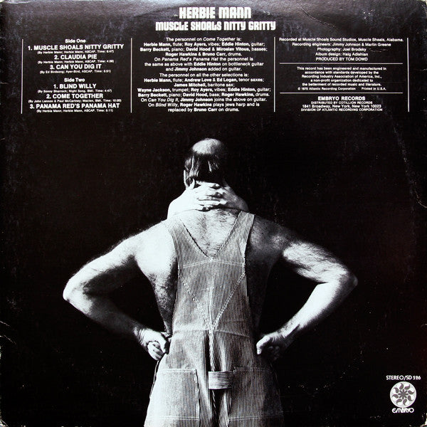 Herbie Mann : Muscle Shoals Nitty Gritty (LP, Album, Club, PR)