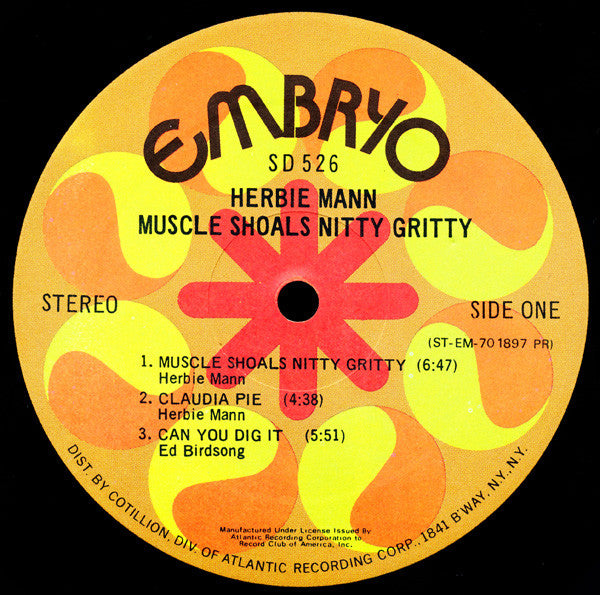 Herbie Mann : Muscle Shoals Nitty Gritty (LP, Album, Club, PR)