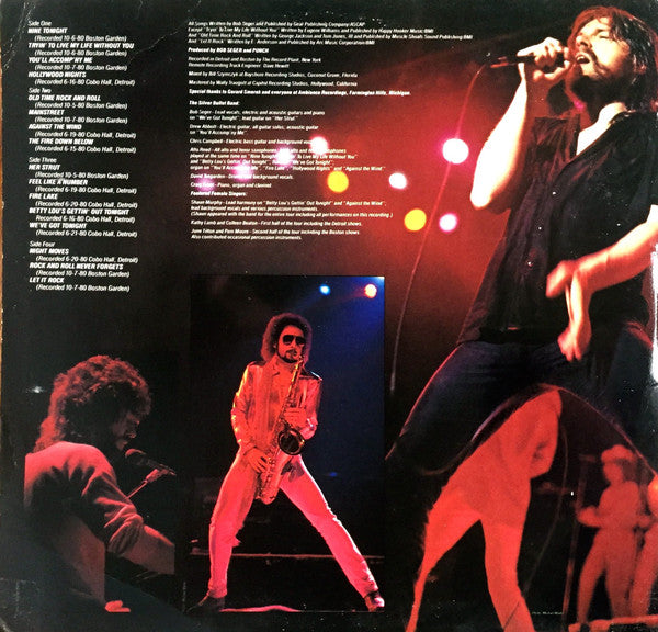 Bob Seger And The Silver Bullet Band : Nine Tonight (2xLP, Album, Win)