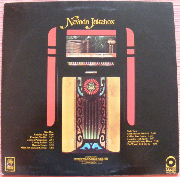 60,000,000 Buffalo : Nevada Jukebox (LP, Album, PR)