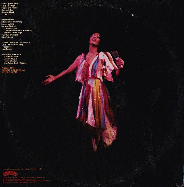 Donna Summer : Live And More (2xLP, Album, Spe)