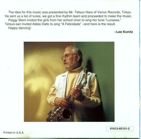 Lee Konitz & The Brazilian Band : Brazilian Rhapsody (CD, Album, Club)