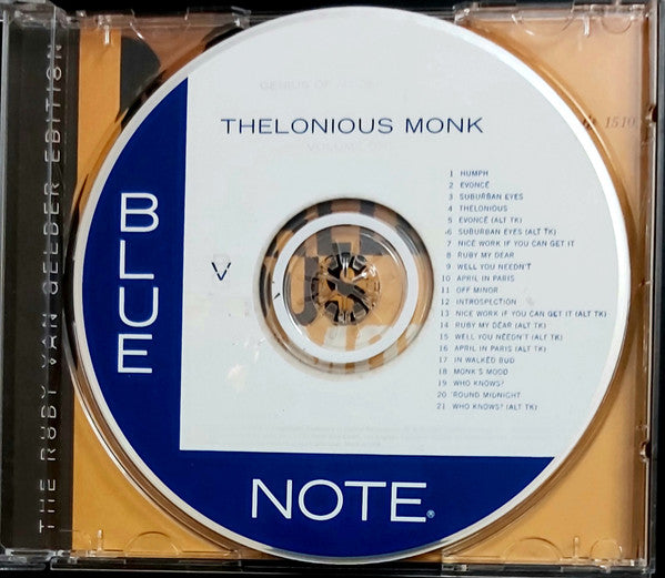 Thelonious Monk : Genius Of Modern Music Volume One (CD, Comp, Mono, RE, RM)