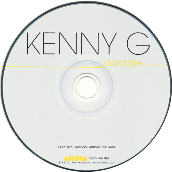 Kenny G (2) : Paradise (CD, Album)