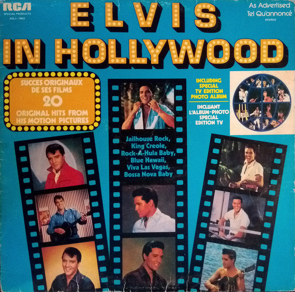 Elvis Presley : Elvis In Hollywood (LP, Comp)