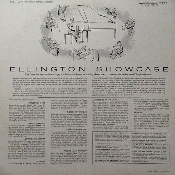 Duke Ellington And His Orchestra : Ellington Showcase (LP, Mono, gre)