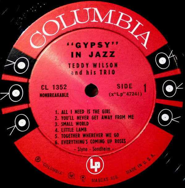 Teddy Wilson Trio : Play Gypsy In Jazz (LP, Album, Mono, 6-E)