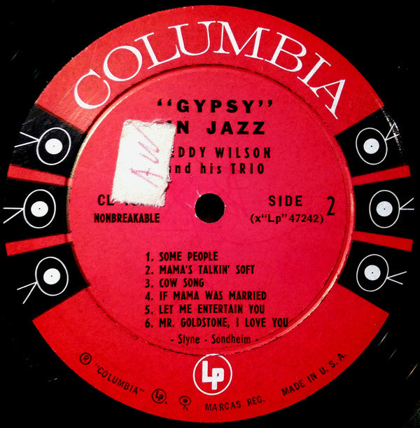 Teddy Wilson Trio : Play Gypsy In Jazz (LP, Album, Mono, 6-E)