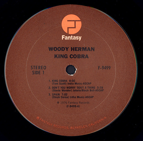 Woody Herman And The Thundering Herd : King Cobra (LP, Album)