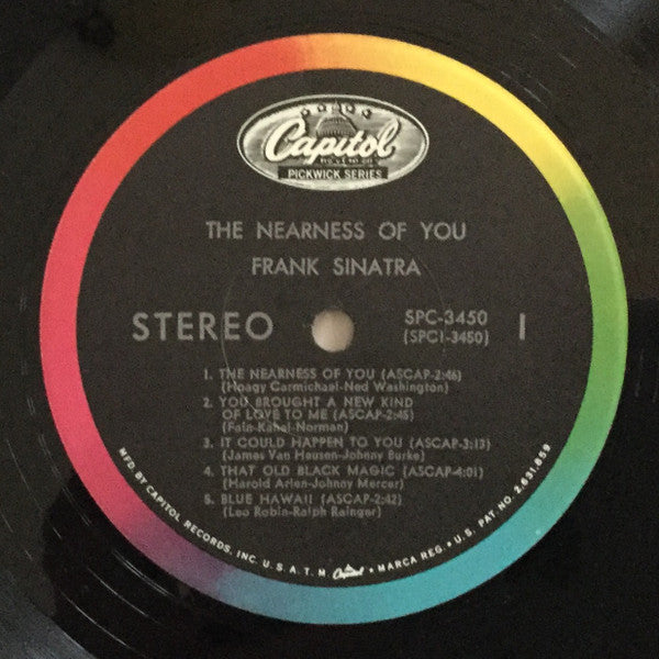 Frank Sinatra : The Nearness Of You (LP, Comp, Scr)