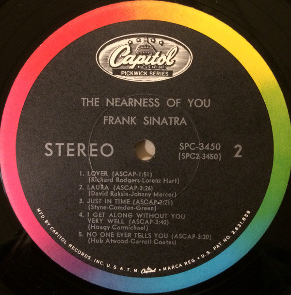 Frank Sinatra : The Nearness Of You (LP, Comp, Scr)