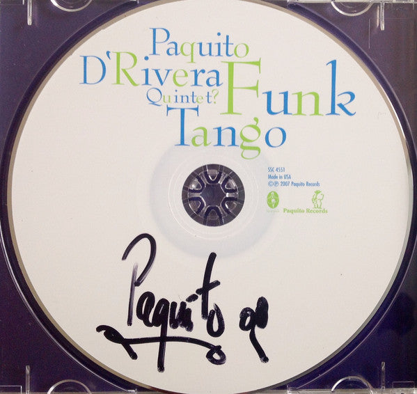 Paquito D'Rivera Quintet : Funk Tango (CD, Album)