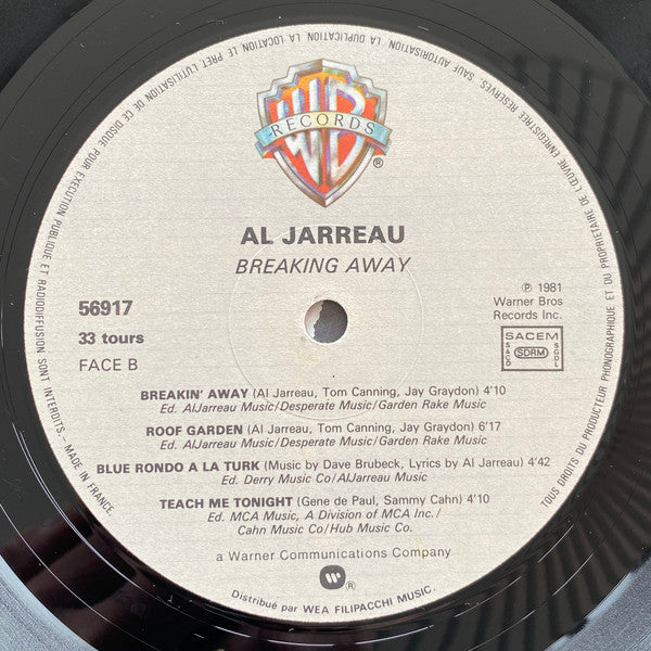 Al Jarreau : Breakin' Away (LP, Album)