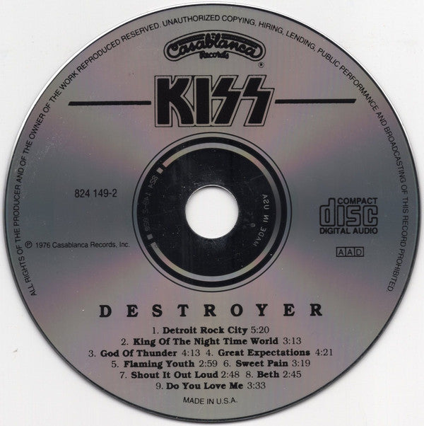 Kiss : Destroyer (CD, Album, RE)