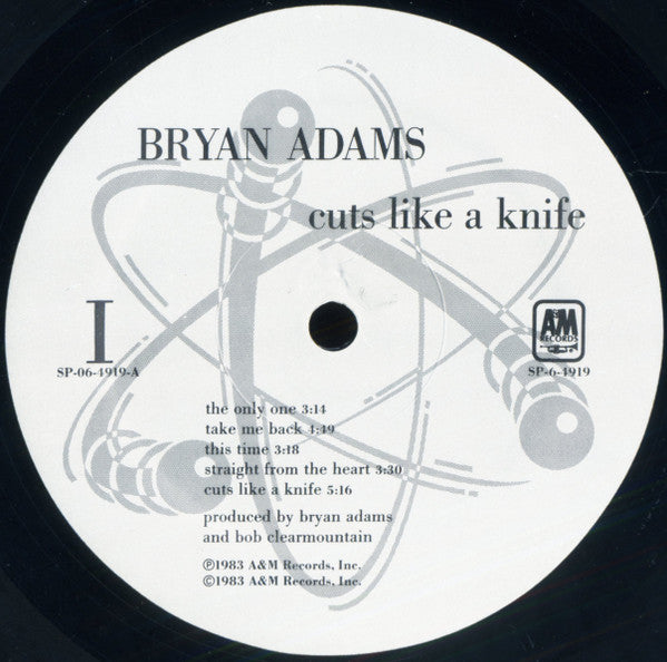 Bryan Adams : Cuts Like A Knife (LP, Album, Mon)