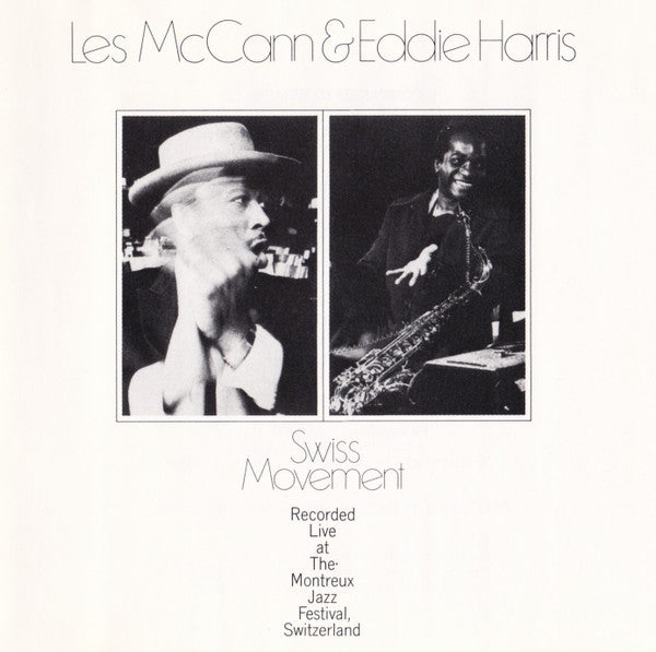 Les McCann & Eddie Harris : Swiss Movement (CD, Album, RE)