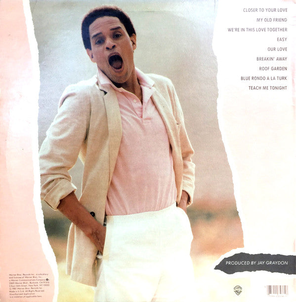 Al Jarreau : Breakin' Away (LP, Album, Win)