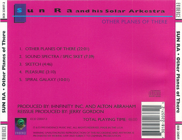 The Sun Ra Arkestra : Other Planes Of There (CD, Album, RE, RP)