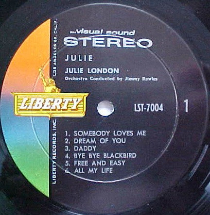 Julie London : Julie (LP, Album, RP)