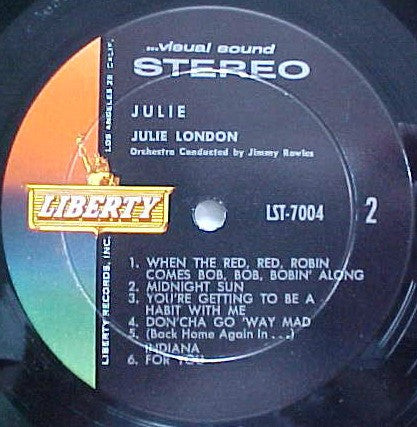 Julie London : Julie (LP, Album, RP)