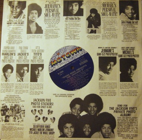 The Jackson 5 : Diana Ross Presents The Jackson 5 (LP, Album, Ind)