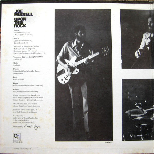 Joe Farrell : Upon This Rock (LP, Album)