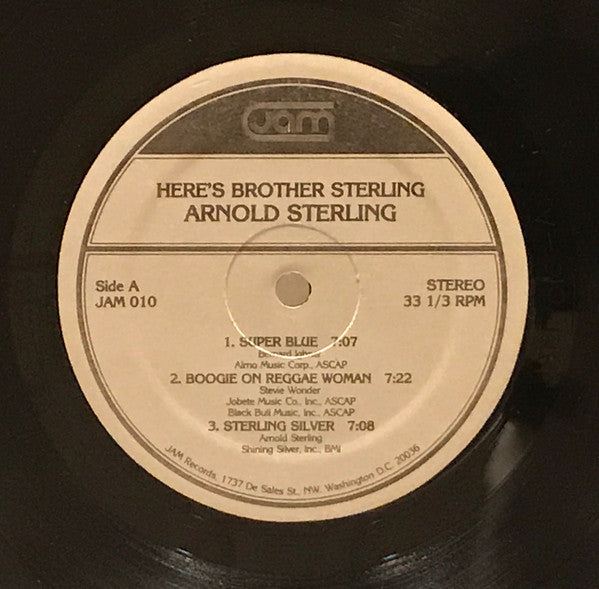 Arnold Sterling : Here's Brother Sterling (LP, Album)