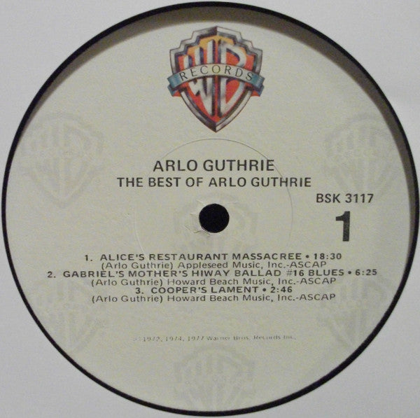 Arlo Guthrie : The Best Of Arlo Guthrie (LP, Comp, RE, Spe)
