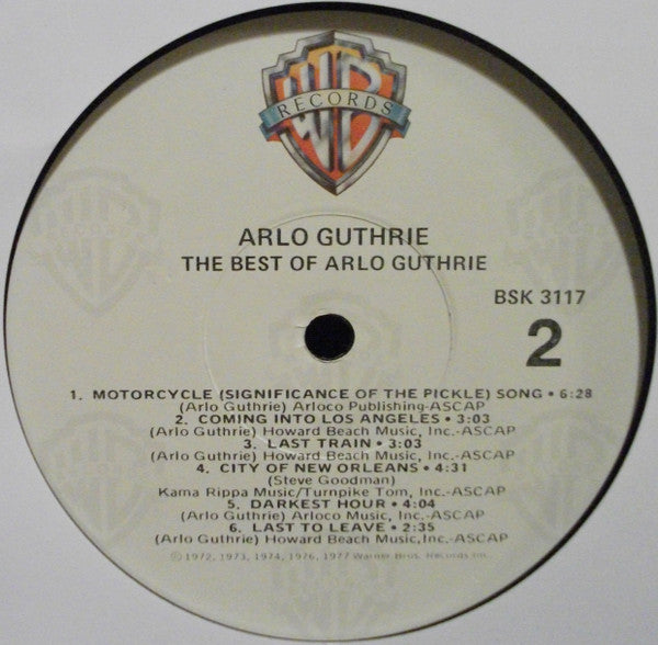 Arlo Guthrie : The Best Of Arlo Guthrie (LP, Comp, RE, Spe)