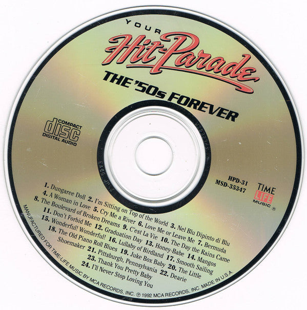 Various : Your Hit Parade - The '50s Forever (CD, Comp)