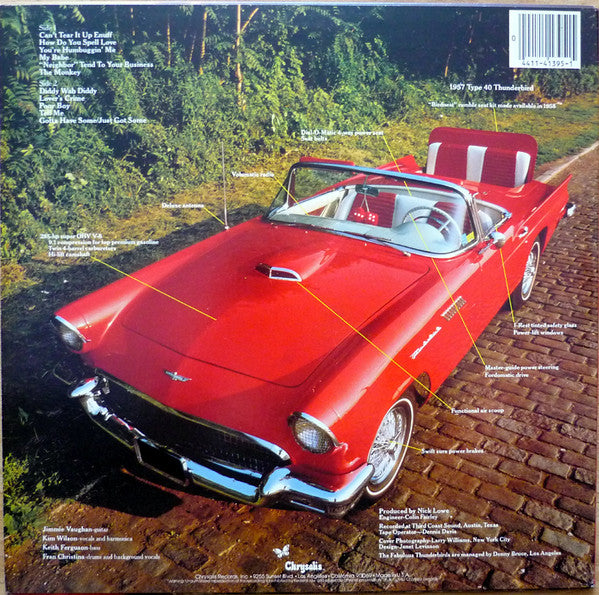 The Fabulous Thunderbirds : T-Bird Rhythm (LP, Album, RE)