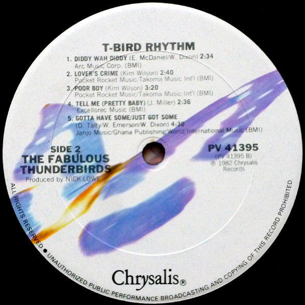 The Fabulous Thunderbirds : T-Bird Rhythm (LP, Album, RE)