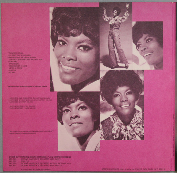 Dionne Warwick : I'll Never Fall In Love Again (LP, Album, Kee)