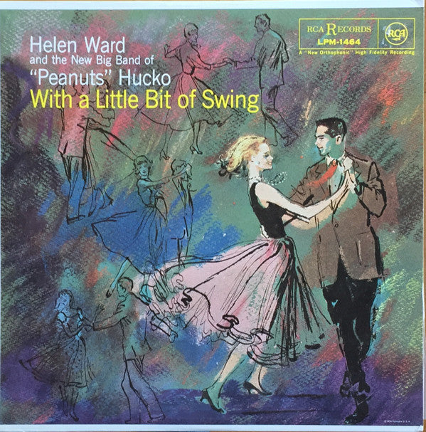 Helen Ward, Peanuts Hucko And His Orchestra : With A Little Bit Of Swing (LP, Album, Mono)