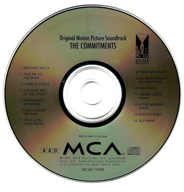 The Commitments - The Commitments (Original Motion Picture Soundtrack) (CD,  Album) (Near Mint (NM or M-))