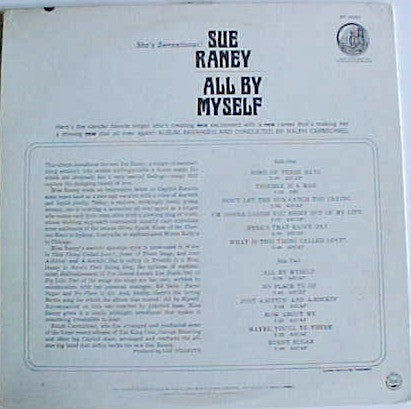 Sue Raney : All By Myself (LP, Album)