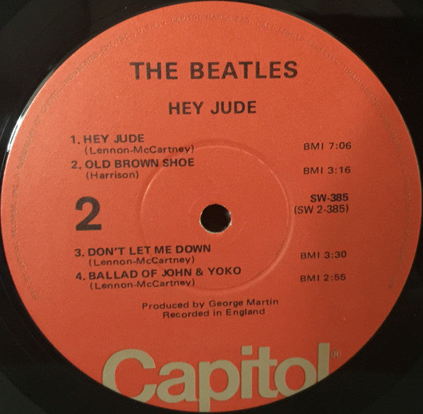 The Beatles : Hey Jude (LP, Comp, RE, Win)