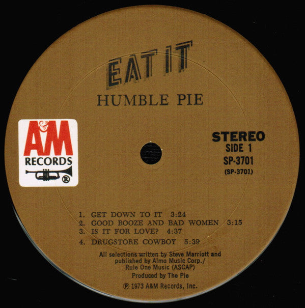 Humble Pie - Eat It (2xLP, Album, Pit) (Very Good Plus (VG+))