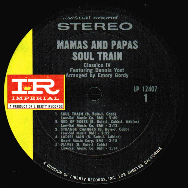 The Classics IV : Mamas And Papas/Soul Train (LP, Album)