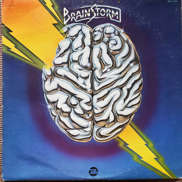 Brainstorm (5) : Stormin' (LP, Album, Ind)