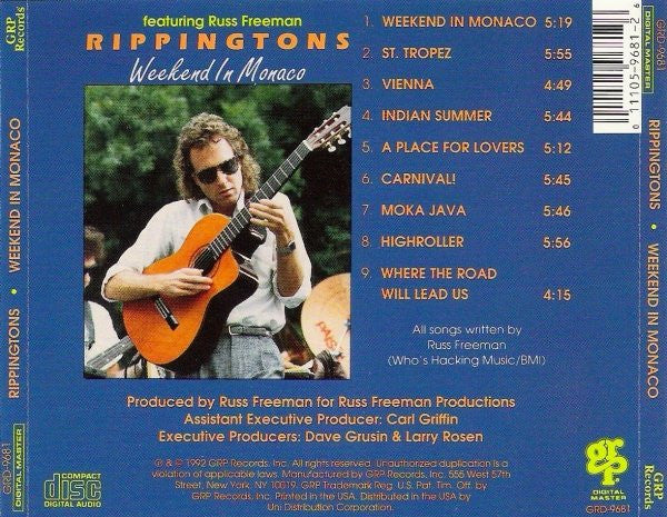 The Rippingtons Featuring Russ Freeman (2) : Weekend In Monaco (CD, Album)