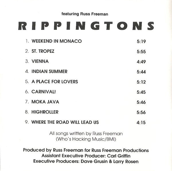 The Rippingtons Featuring Russ Freeman (2) : Weekend In Monaco (CD, Album)