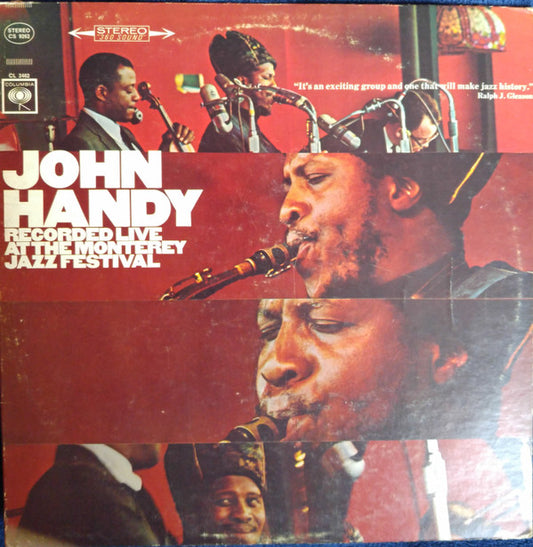 John Handy : Recorded Live At The Monterey Jazz Festival (LP, Album)