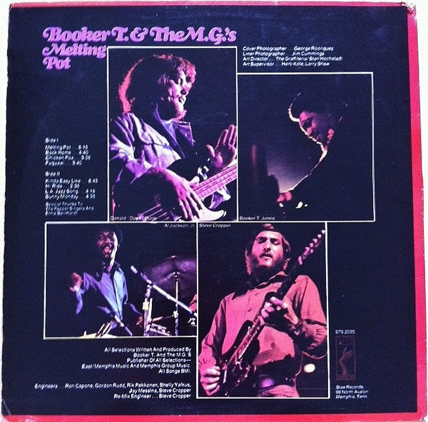 Booker T & The MG's : Melting Pot (LP, Album, Pit)