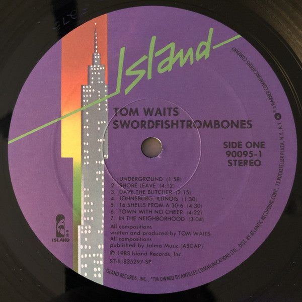 Tom Waits : Swordfishtrombones (LP, Album, SRC)