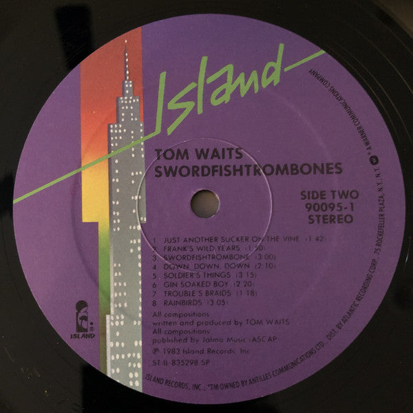 Tom Waits : Swordfishtrombones (LP, Album, SRC)